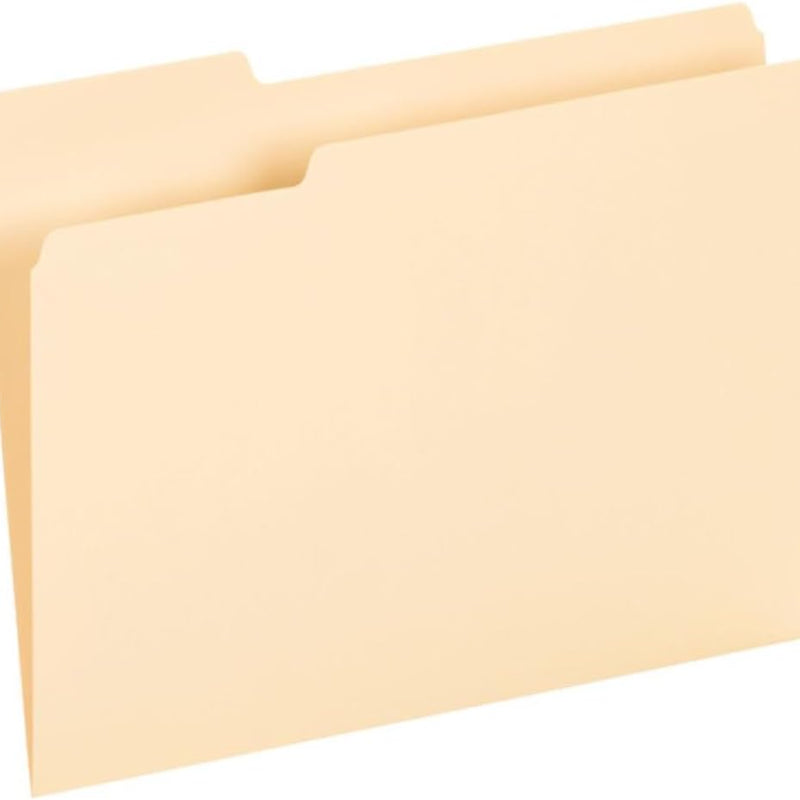 Pendaflex File Folders, 100 Pack, Durable Manila Folders, Letter Size (8.5" x 11"), 3 Top Tabs for Easy Labeling, Everyday Filing Essential for Offices, Classrooms & Home Document Organization