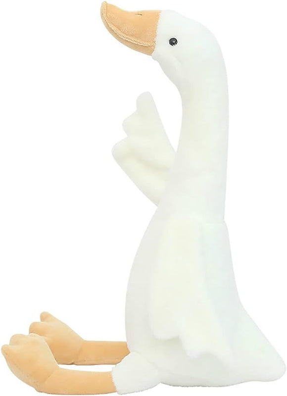 15.7" Swan Stuffed Animal,Goose Plush White Stuffed Animal Toy Gifts for Kids