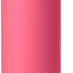 YETI Rambler 18 oz Bottle, Vacuum Insulated, Stainless Steel with Color Matching Straw Cap, Tropical Pink