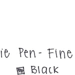 SHARPIE Felt Tip Pens, Fine Point (0.4Mm) Felt Tip Markers, Journaling Pens, Art Markers, Drawing Markers, Black, 4 Count