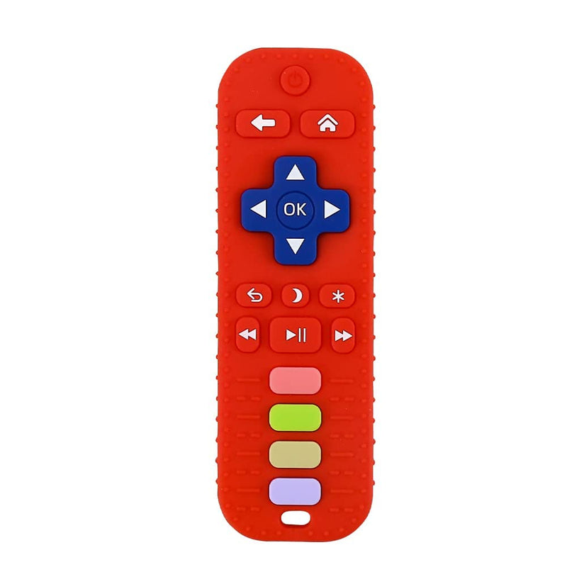 Chuya Silicone Remote Teethers Baby Teething Toys, TV Remote Teether for 3-6-12-18 Months Babies