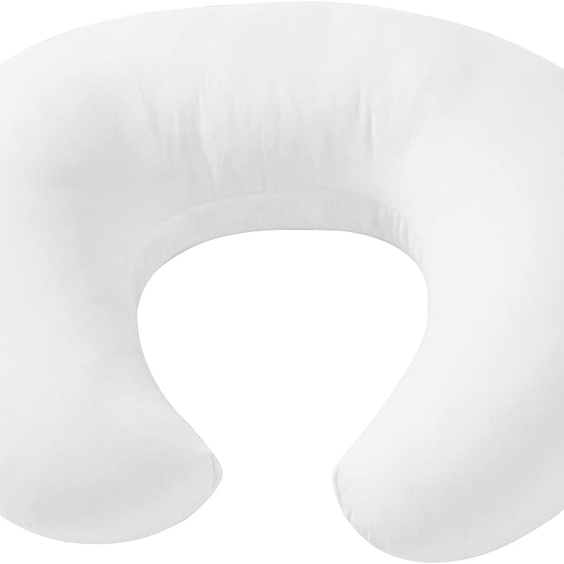 Nursing Pillow and Body Positioner with Premium Slipcover | for Breastfeeding for Baby Boys and Girls, Feeding Pillow with Breathable Comfortable Pillowcase (Green)