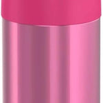 THERMOS FUNTAINER Water Bottle with Straw, 12oz, Construction | Kids Stainless Steel Insulated Water Bottle, Keeps Drinks Cold Longer for School & Play, BPA-Free