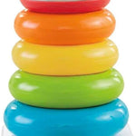 Fisher-Price baby blocks and rock-a-stack toy set for 6+ months developmental play