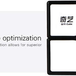 Qiyi Qidi Smooth 2x2x2 Speed Cube - Bright-Light Sticker, Classic Colors