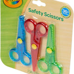 Crayola 3pk Blunt Tip Toddler Safety Scissors for Preschool Art Projects, Right and Left Handed