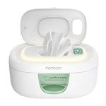 Momcozy Baby Wipe Warmer, Innovative Spring Design,Large Capacity Dispenser | Wipe Warmer with Night Light, Fast and Even Heating, 4 Adjustable Temperature Modes, Baby Shower & Registry Must-haves, Green