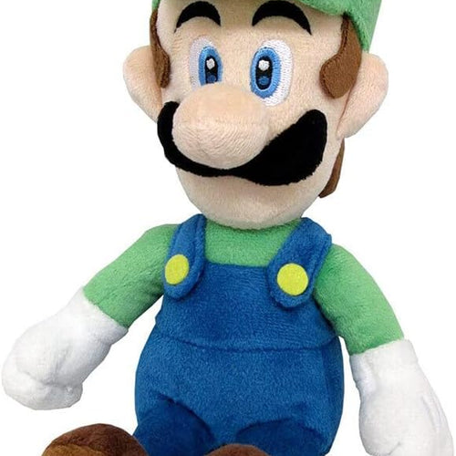 Little Buddy Super Mario All Star Collection 1415 Luigi Stuffed Plush, 10",Multi-Colored