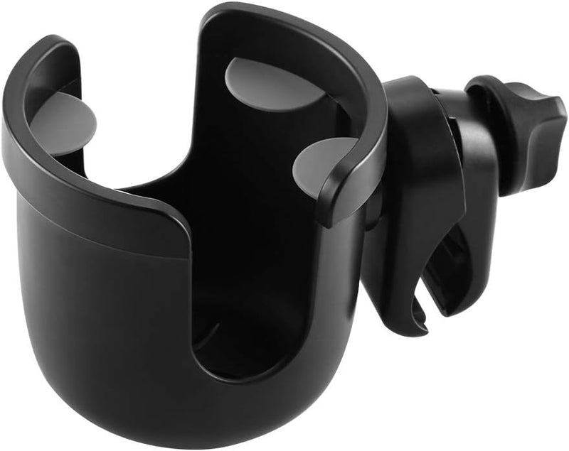 Accmor Stroller Cup Holder, Drinks Holder Bike Walker Wheelchair | 360° Rotatable Attachment Accessories for Uppababy Nuna Doona Strollers Scooter