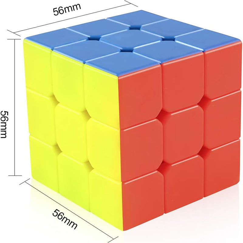 D-FantiX Cyclone Boys 3x3 Speed Cube, Stickerless Magic Cube Puzzles for Beginners and Professionals