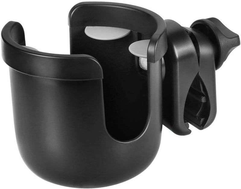 Accmor Stroller Cup Holder, Drinks Holder Bike Walker Wheelchair | 360° Rotatable Attachment Accessories for Uppababy Nuna Doona Strollers Scooter