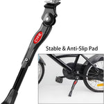 Cyfie 16-20 inch aluminum alloy bike kickstand for kids and adult bikes with adjustable center mount