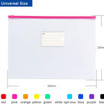 Tamaki 10 Pack Plastic Envelope, Files Zipper Folders, 13 x 9.25 Inch | Poly Zip Envelop A4 Size/Letter Size