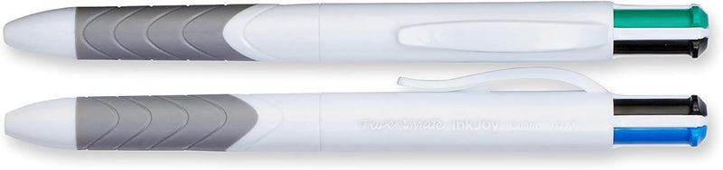 Paper Mate InkJoy Quatro Retractable Ballpoint Pens, 4 Colors in 1 Pen, Medium Point (1.0mm), 3 Count - Convenient, Note-Taking, Comfortable Grip, Ultra Smooth Ink