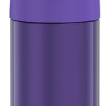THERMOS FUNTAINER Water Bottle with Straw, 12oz, Dinosaurs | Kids Stainless Steel Insulated Water Bottle, Keeps Drinks Cold Longer for School & Play, BPA-Free