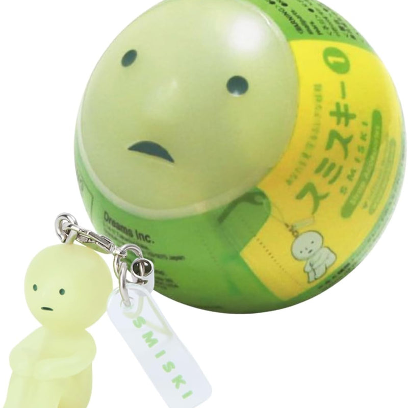 Smiski Strap Accessory - Series 1, Glow in The Dark Charm Accessory (1) Assorted Sealed Blind Box Original Mini Figure
