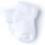 Gerber Baby Boys & Girls 6-Pack White Terry Socks