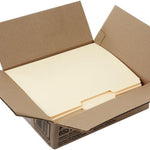 Pendaflex File Folders, 100 Pack, Durable Manila Folders, Letter Size (8.5" x 11"), 3 Top Tabs for Easy Labeling, Everyday Filing Essential for Offices, Classrooms & Home Document Organization