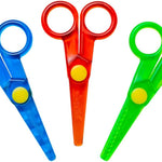 Crayola 3pk Blunt Tip Toddler Safety Scissors for Preschool Art Projects, Right and Left Handed