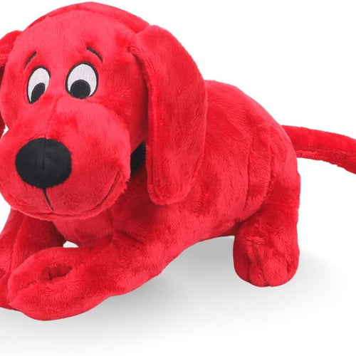 Clifford® Snuggle Buddy Medium Size Plush Dog Toy | Cozy Dog Stuffed Animals Play Toy for Medium to Large Dogs | Comfort, Squeakers, Crinkle, Interactive Bonding