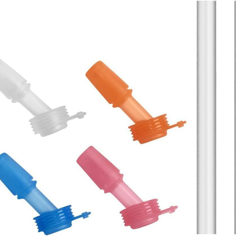 CamelBak Eddy+ Kids Bite Valve & Straw Replacement Set, Leak‑Proof Easy‑Sip Design, 4‑Pack, Multi‑Color