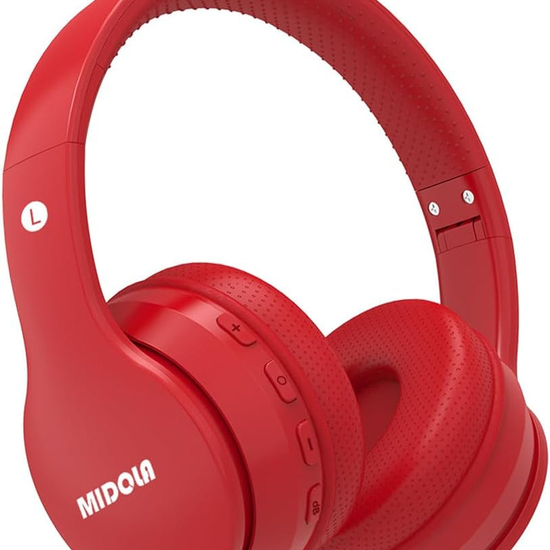 MIDOLA Kids Bluetooth Headphones - 68H Play Time Volume Limit and Built-in Mic