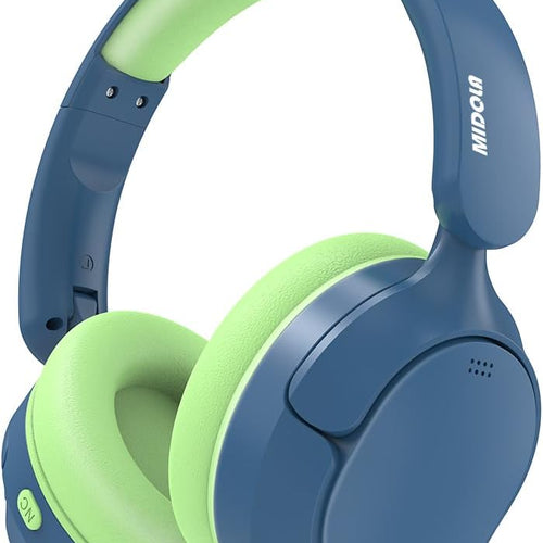 midola active noise cancelling kids headphones bluetooth 5.4 wireless volume limited 85/94db with type c fast charging and aux cord