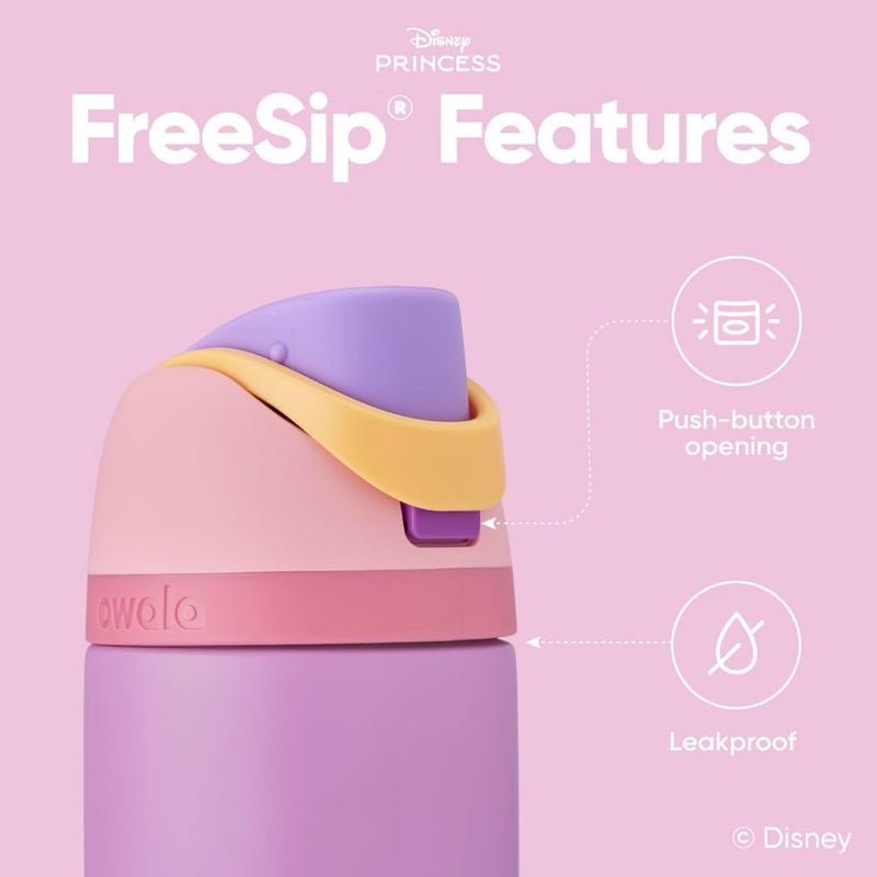 Owala Princess FreeSip Stainless Steel Water Bottle 24 oz Rapunzel