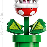 Build and display the LEGO Super Mario Piranha Plant with 540-piece set for adult fans, ages 18+ years
