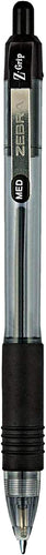 Zebra Pen Z-Grip Retractable Ballpoint Pen, Medium Point 1.0mm, 24 Black & 24 Blue Ink Pens, Bulk Pack of 48