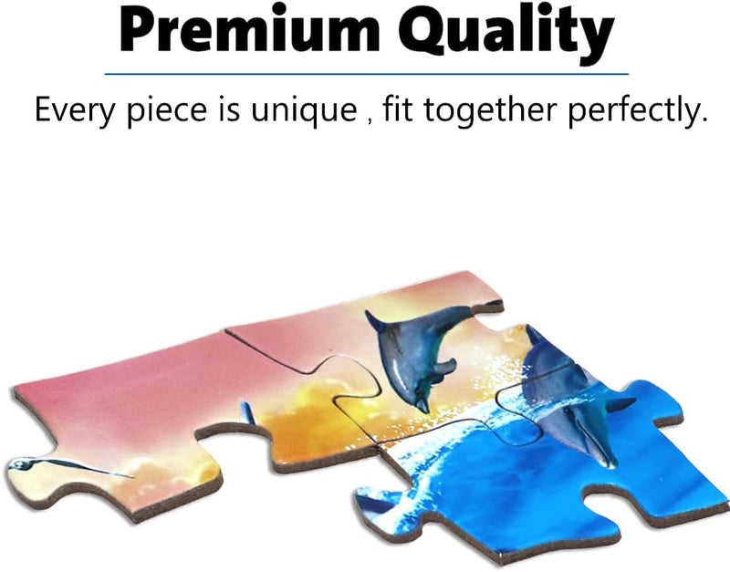 Puzzles for Kids Ages 4-8 Year Old - Underwater World,100 Piece Jigsaw Puzzle for Adults Toddler Children Learning Educational Puzzles Toys for Boys and Girls.