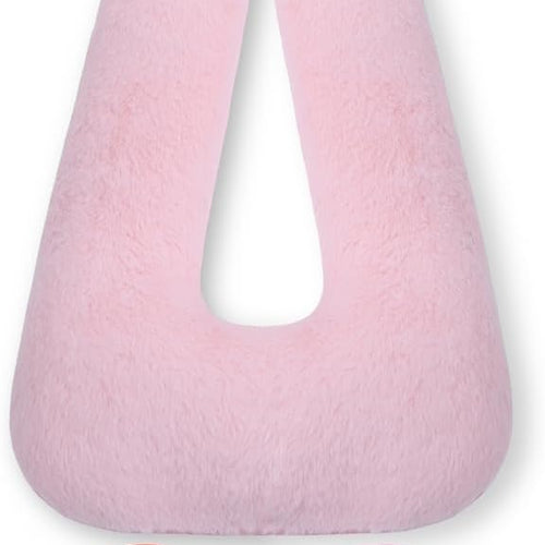 FHSGGP Travel Pillow Cushion for The Back Seat of Car Car Pillow | for Kids A Sleeping Artifact Suitable for Long-Distance Travel of Adults and Children Travel Pillow for Kids Pink