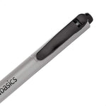 Amazon Basics Retractable Permanent Markers, Quick Drying Fade Resistant Ink, Versatile Art Supplies for Drawing, Black, 12 Count