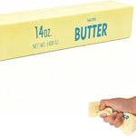 2PCS Butter Squishy Stress Relief Toys, Ultra-Soft Slow Rebound Squeeze Toy, Realistic Bread Style Sensory Fidget for Desk, Anxiety Relief Fun Gift for Adults