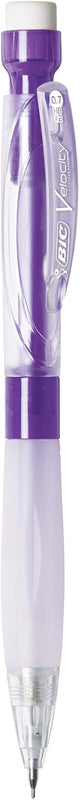 BIC Velocity Max Mechanical Pencils, With Colorful Barrel, Medium Point (0.7mm), 2-Count Pack Mechanical Pencils With Erasers and Lead Refills