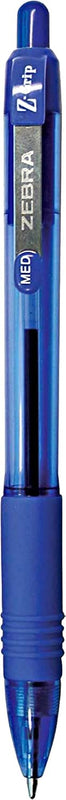 Zebra Pen Z-Grip Retractable Ballpoint Pen, Medium Point 1.0mm, 24 Black & 24 Blue Ink Pens, Bulk Pack of 48
