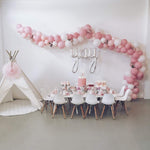 KICNIC Balloon Arch Kit with 32.8ft Tape Strips & 200 Glue Dots for Party, Wedding, Baby Shower Decor