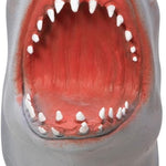 SCHYLLING Realistic Hand Puppet Shark Toy, Durable Rubber Aquatic Animal Figure for Imaginative Play, Storytelling, and Educational Fun.