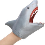 SCHYLLING Realistic Hand Puppet Shark Toy, Durable Rubber Aquatic Animal Figure for Imaginative Play, Storytelling, and Educational Fun.
