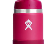 Hydro Flask Kids Water Bottle for School - Stainless Steel and Insulated with Straw Cap - 12 Oz in Anemone Purple