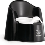 BabyBjörn Potty Chair, Deep Green/White | Potty Training Toilet, Easy-to-Clean, Removable Inner Potty, Non-Slip