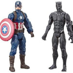 Marvel Avengers Endgame Titan Hero Series 12" Action Figures Captain America, Iron Spider, Black Panther, and Iron Man (4 Action Figures)