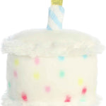 Aurora® Adorable Palm Pals™ Happy B'Day Cake Stuffed Animal - Fun Collectible Plush for Kids and Adult Collectors - Perfect for Decorating Rooms and Birthday Gifts - White 5.5 Inches