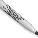Sharpie Twin Tip Permanent Markers, Fine and Ultra Fine, Black, 4 Count
