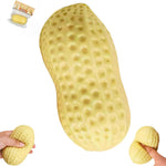 Peanut Squishies, Peanut Shaped Squish Balls,Squeeze Dough Ball ,Soft Stress Relief Sensory Fidget Toys,Soft Stress Relief Sensory Fidget Toys for Adults Anxiety Relief Hand Relax