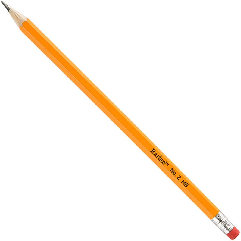 Rarlan Wood-Cased #2 HB Pencils, Pre-sharpened, 200 Count Bulk Pack | Classroom Pencils with Erasers for School and Teacher Supplies, Writing, Drawing and Sketching, Back to School