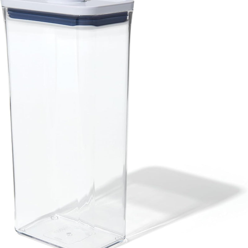 OXO Good Grips POP Container, Airtight Food Storage for Pantry, 1.7 Qt | Airtight Container for Coffee Beans, Sugar, Rice, One-Push Lid, Stackable, Dishwasher Safe, Rectangle Shape