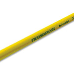 Ticonderoga Tri-Write Wood-Cased Pencils, 2HB Soft, Yellow, 12 Count