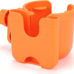 Accmor Stroller Cup Holder with Phone Holder, Bike Cup Holder, Universal Cup Holder for Uppababy Nuna Doona Strollers, 2-in-1 Cup Holder for Walker, Wheelchair, Scooter