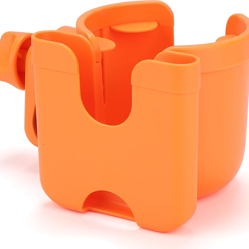 Accmor Stroller Cup Holder with Phone Holder, Bike Cup Holder, Universal Cup Holder for Uppababy Nuna Doona Strollers, 2-in-1 Cup Holder for Walker, Wheelchair, Scooter